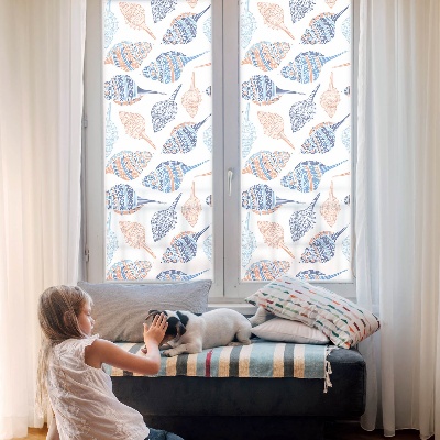 Privacy folie raam Zeeschelpen