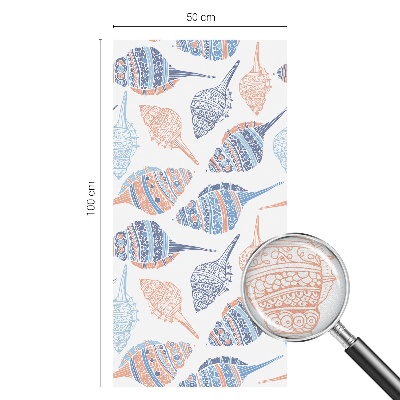 Privacy folie raam Zeeschelpen