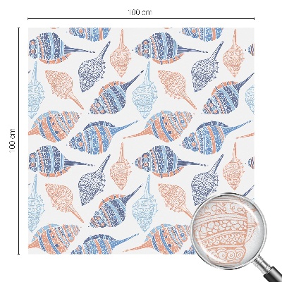 Privacy folie raam Zeeschelpen