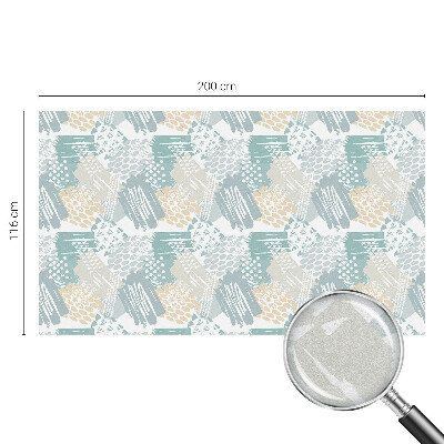 Melkglas folie met glas in lood effect Abstracte mozaïek