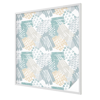 Melkglas folie met glas in lood effect Abstracte mozaïek