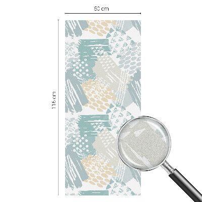 Melkglas folie met glas in lood effect Abstracte mozaïek