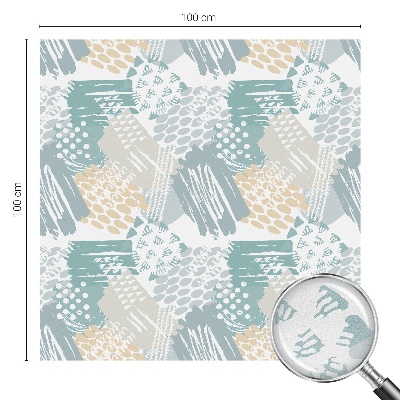 Melkglas folie met glas in lood effect Abstracte mozaïek