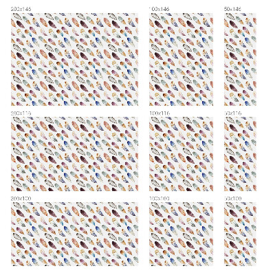 Glas in lood raamfolie Boho veren