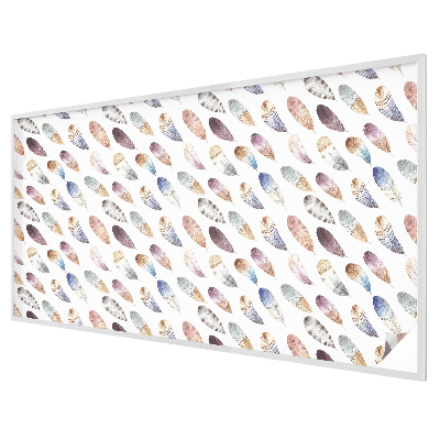 Glas in lood raamfolie Boho veren