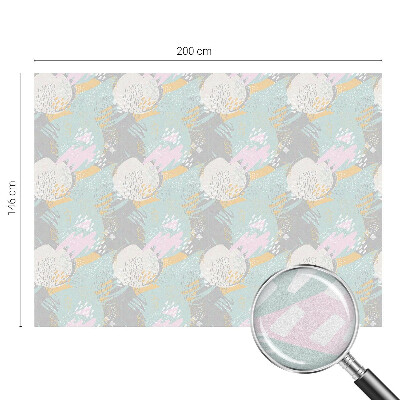 Melkglas folie met glas in lood effect Abstracte harmonie