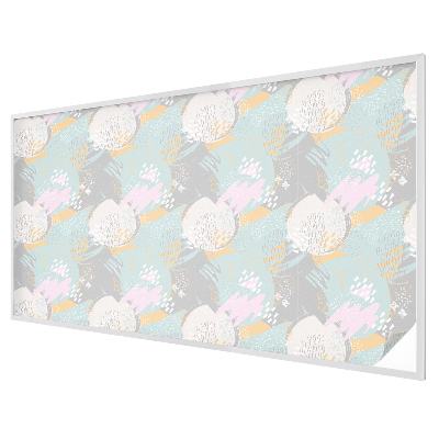 Melkglas folie met glas in lood effect Abstracte harmonie