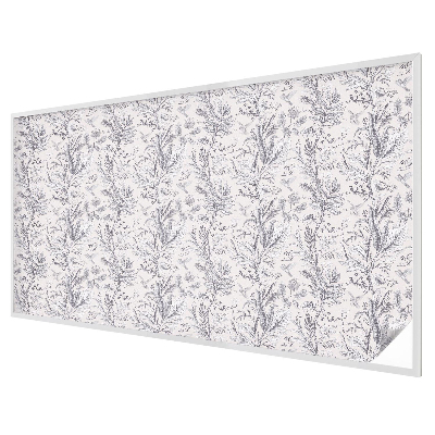 Glas in lood folie voor raam Bladeren en vlinders