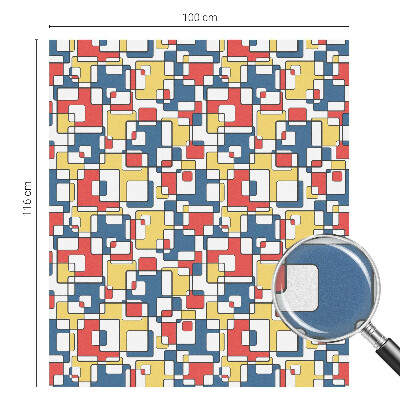 Glas in lood raamfolie Geometrische vormen