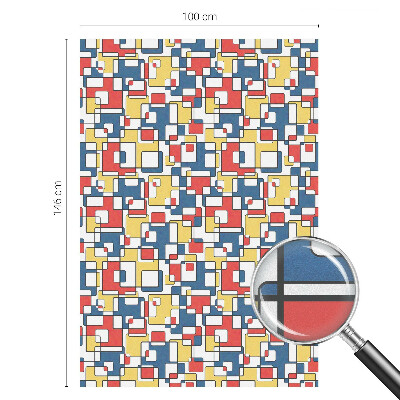 Glas in lood raamfolie Geometrische vormen
