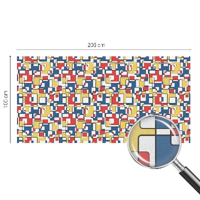 Glas in lood raamfolie Geometrische vormen