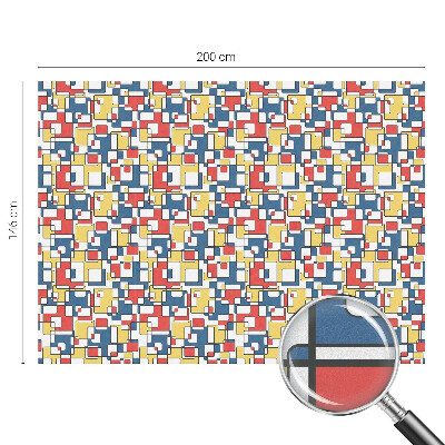 Glas in lood raamfolie Geometrische vormen