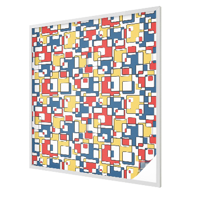 Glas in lood raamfolie Geometrische vormen