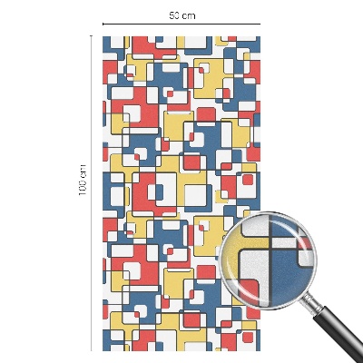 Glas in lood raamfolie Geometrische vormen