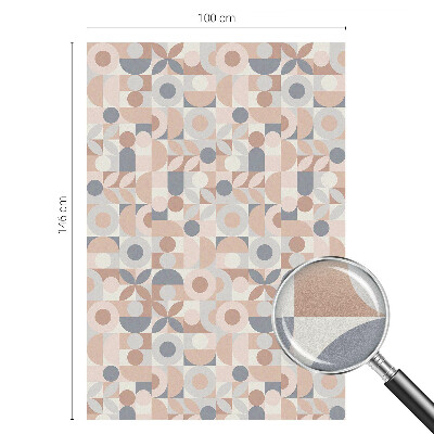 Zelfklevende raamfolie glas in lood Abstracte mozaïek