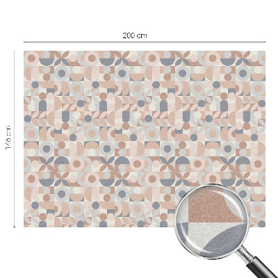 Zelfklevende raamfolie glas in lood Abstracte mozaïek