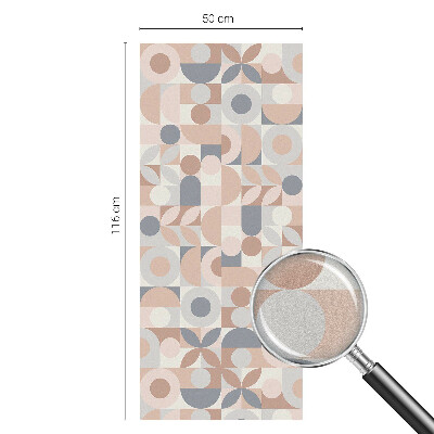 Zelfklevende raamfolie glas in lood Abstracte mozaïek