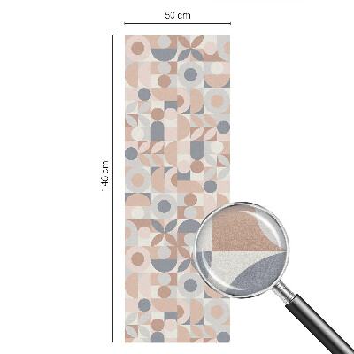 Zelfklevende raamfolie glas in lood Abstracte mozaïek