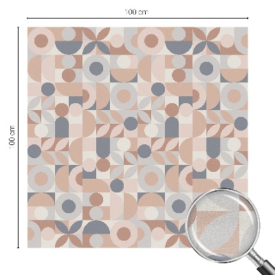 Zelfklevende raamfolie glas in lood Abstracte mozaïek