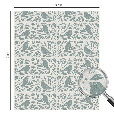 Privacy folie raam Vogelmotief