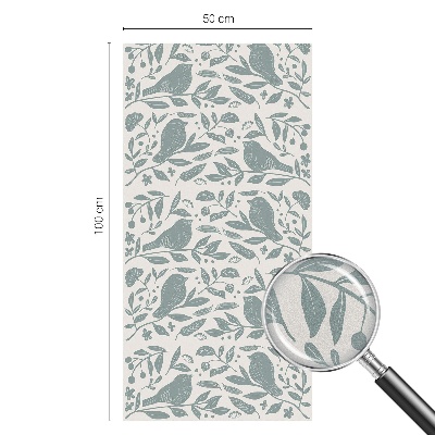 Privacy folie raam Vogelmotief