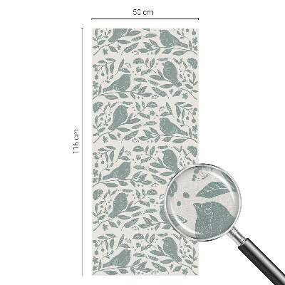 Privacy folie raam Vogelmotief