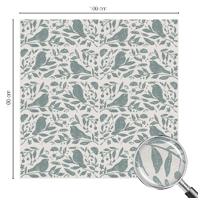 Privacy folie raam Vogelmotief