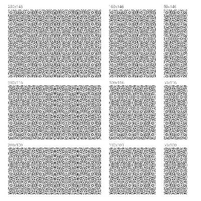 Glas in lood raamfolie Geometrische halve cirkels
