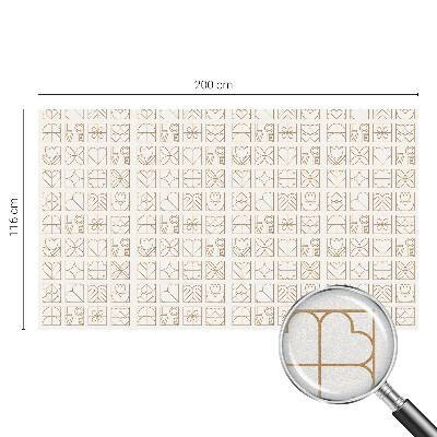 Zelfklevende raamfolie glas in lood Geometrische liefde