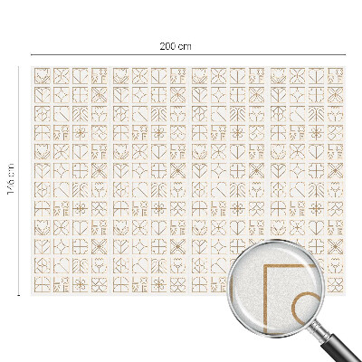 Zelfklevende raamfolie glas in lood Geometrische liefde
