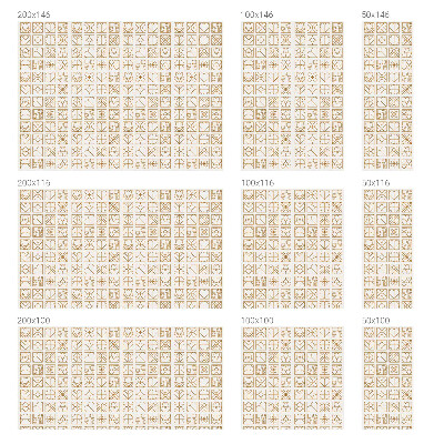Zelfklevende raamfolie glas in lood Geometrische liefde