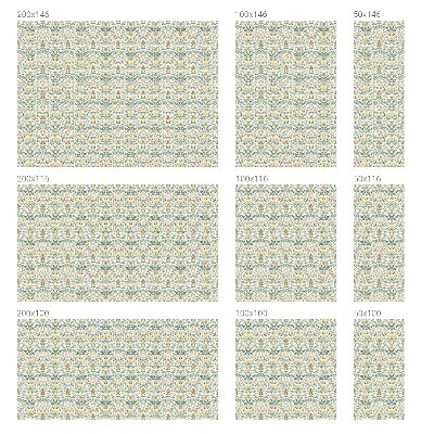 Glas in lood folie voor raam Bloemensymmetrie