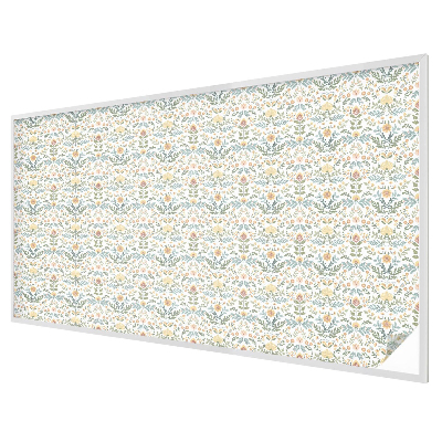 Glas in lood folie voor raam Bloemensymmetrie