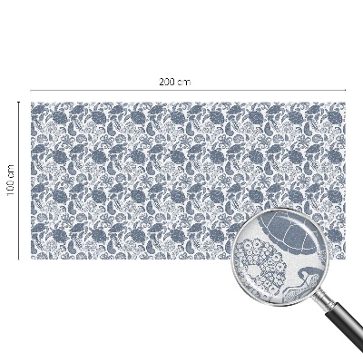 Glas in lood raamfolie Oceaanleven