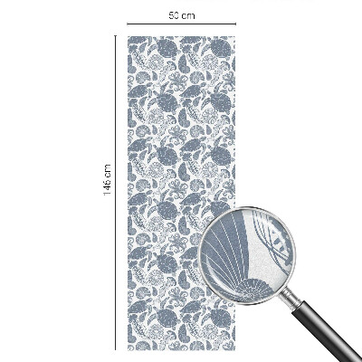 Glas in lood raamfolie Oceaanleven