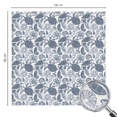 Glas in lood raamfolie Oceaanleven