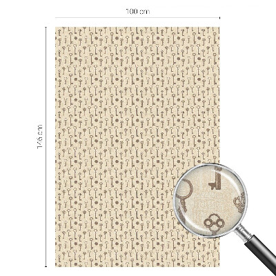 Privacy folie raam Mysterieuze sleutels