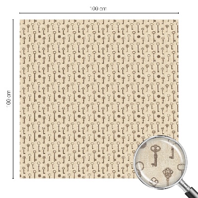 Privacy folie raam Mysterieuze sleutels