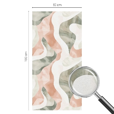 Privacy folie raam Kleurrijke golven