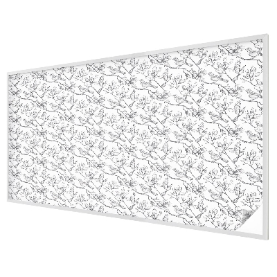 Glas in lood raamfolie Vogels en bloemen