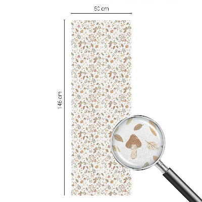 Zelfklevende raamfolie glas in lood Herfstpatronen