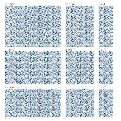 Melkglas folie met glas in lood effect Aquarelbloemen