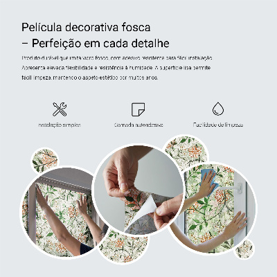 Privacy folie raam Organisch patroon