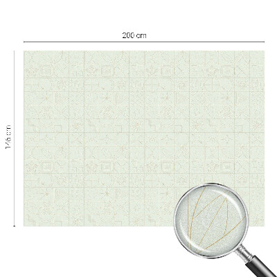 Glas in lood raamfolie Geometrische mozaïek