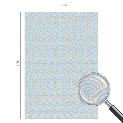 Privacy folie raam Japanse golven