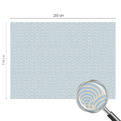 Privacy folie raam Japanse golven