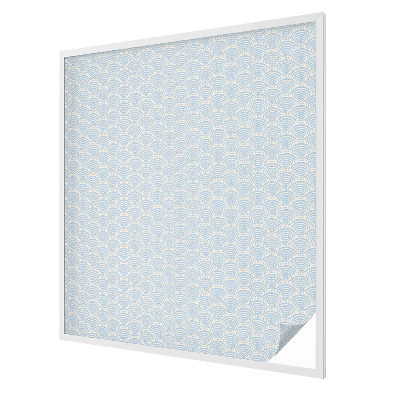 Privacy folie raam Japanse golven