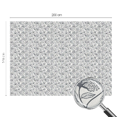 Zelfklevende raamfolie glas in lood Botanisch motief