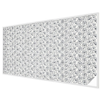 Zelfklevende raamfolie glas in lood Botanisch motief