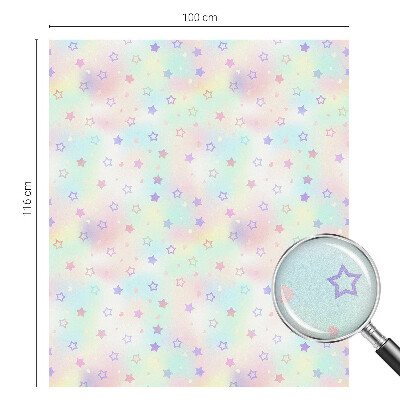 Glas in lood folie voor raam Regenboogpatronen